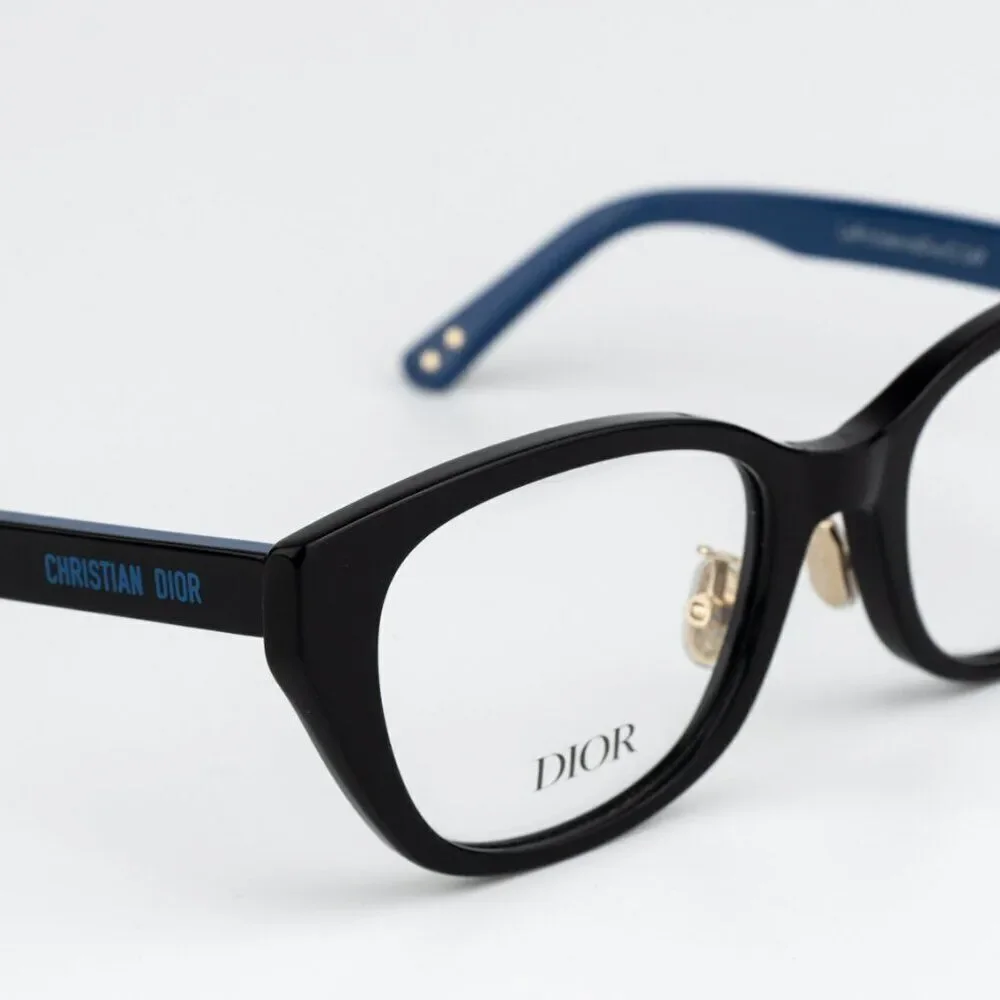 NEW Dior LAPARISIENNEDIORO S4F 1000  Black Blue Women Eyeglasses
